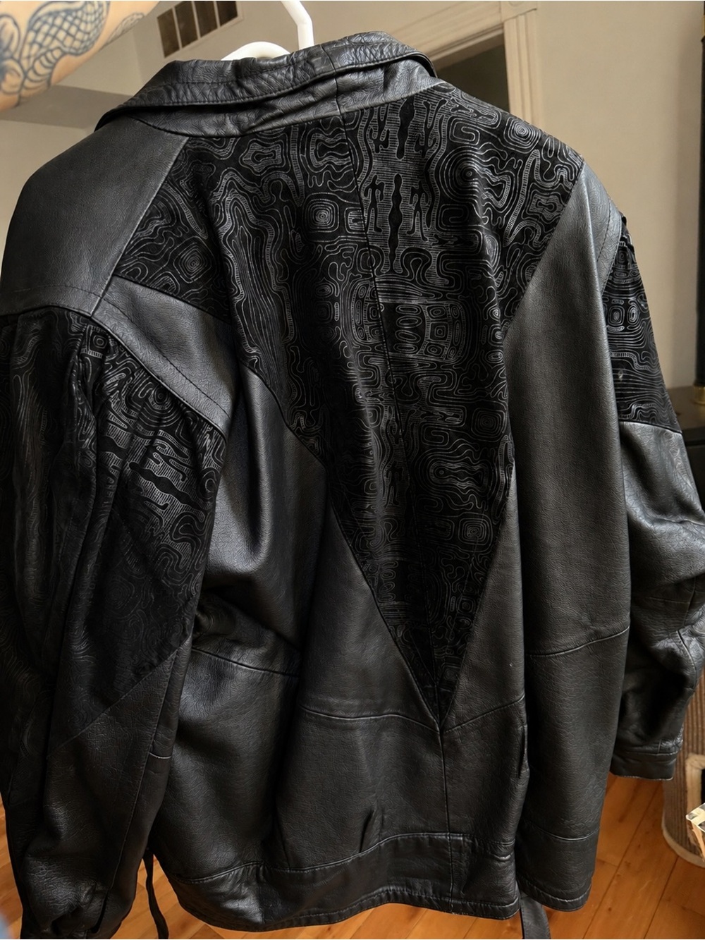 80’s leather bomber Jacket